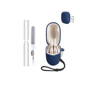 Funda de silicona para auriculares Panasonic RB-F10DE-K, resistente a golpes, toergy impermeable, suave y duradera, con cordón, llavero y herramienta de limpieza, color azul