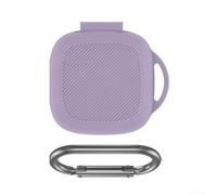 Funda de silicona para auriculares Raycon Essential, bolsa de viaje a prueba de polvo con llavero, accesorio negro