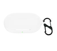 Funda de silicona para auriculares Sony WF-C500 Bluetooth, funda protectora para Sony WF-C500 (blanco)
