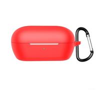 Funda de silicona para auriculares Sony WF C710NSA Protección contra arañazos y caídas con conveniente accesibilidad al puerto (rojo)