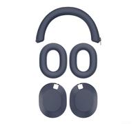 Funda de silicona para auriculares Sony WH-1000XM6 a prueba de sudor, protector de piel suave, almohadillas para la cabeza, negro, azul, rojo, blanco (blanco)