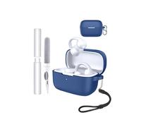 Funda de silicona para auriculares Soundcore C50i Open-Ear - Resistente a golpes, toergy impermeable, suave y duradera, con cordón, llavero y herramienta de limpieza, color azul