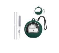 Funda de silicona para auriculares Soundcore V40i by Anker Open-Ear - Resistente a golpes, toergy impermeable, suave y duradera, con cordón, llavero y herramienta de limpieza, color verde