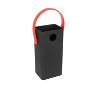 Funda de silicona para banco de energía, 60000 mAh, funda protectora a prueba de caídas con asa, funda antideslizante que absorbe los golpes para acampar al aire libre, senderismo, viajes, color negro