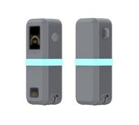 Funda de silicona para banco de energía Anker 737, a prueba de golpes, con organizador de cables, agujero para cordón, protección a prueba de polvo, almacenamiento de viaje, color negro (gris)