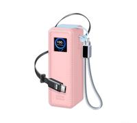 Funda de silicona para banco de energía, para UGREEN Nexode Pro 25000 mAh 200 W, cubierta protectora, pieza de repuesto resistente (rosa)