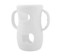 Funda De Silicona Para Biberón - Funda de Alimentación con Asas Laterales - Accesorio Alimentación Anticaídas y Antideslizante Para Niños Niñas Bebés y Preescolares