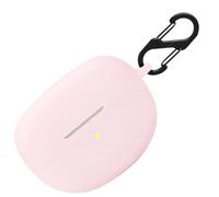 Funda de silicona para Bose Ultra Open Earbuds bolsa, funda protectora a prueba de golpes y funda protectora para la piel para Bose Ultra Open Earbuds con llavero (rosa)
