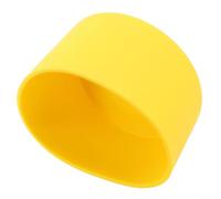 Funda de silicona para botellas de 12 a 40 onzas, protege contra el desgaste, para estilos de vida activos (amarillo, 7,5 cm)