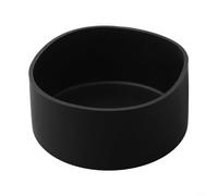 Funda de silicona para botellas de 12 a 40 onzas, protege contra el desgaste, para estilos de vida activos (negro 9 cm)