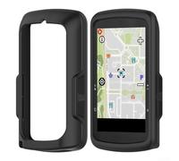 Funda de silicona para Bryton Rider S810 con protección anticaídas, ajuste de precisión de 106 x 61 x 17,1 mm, agarre mejorado y acceso completo en negro elegante (negro)