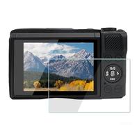 Funda de silicona para cámara Canon G7X Mark III con protectores de pantalla de vidrio templado, funda protectora suave con agarre antideslizante, carcasa ligera de cuerpo completo (negro)