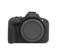 Funda de silicona para cámara Canon para EOS R50, funda protectora suave con diseño antiarañazos y protección corporal ligera a prueba de golpes (negro)