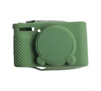 Funda de silicona para cámara Canon PowerShot SX740 SX730 con tapa de lente extraíble, protección contra arañazos, diseño ligero, color rosa gelatina (verde)