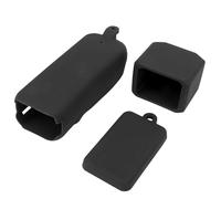 Funda de Silicona para Cámara de Acción, Funda de Silicona a Prueba de Polvo para Cámara de Vídeo Deportiva (Black)