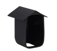 Funda de silicona para cámara de seguridad, funda protectora negra para cámara Eufy Security S300, diseño resistente a los arañazos