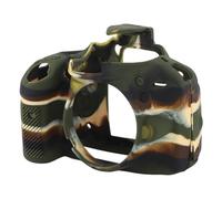 Funda de Silicona para Cámara, Funda Personalizada Antideslizante a Prueba de Golpes para D3100 D3200, con Protección de Funda para Cámara Slim Fit Body Skin (Camuflaje)