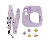 Funda de Silicona para cámara, Funda Protectora para cámara con Correa para el Hombro, Funda de Silicona para cámara para Mini 7 Plus (Purple Fruit)