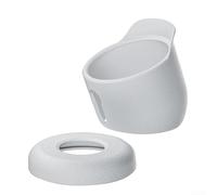 Funda de silicona para cámara Google Cam exterior o interior, batería - Funda protectora resistente a la intemperie contra la lluvia, el polvo y los arañazos, color negro (blanco)