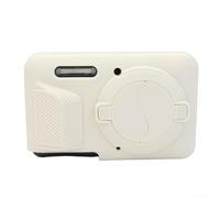 Funda de silicona para cámara Kodak FZ55: funda protectora suave antiarañazos para chaqueta Slim Fit, color negro (blanco)