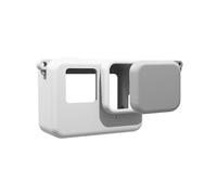 Funda de Silicona para cámara para insta360 Ace Resistente al Agua Duradero Cubierta Protectora Tapa de Lente Funda Protectora a Prueba de Polvo y caídas Accesorios (White)