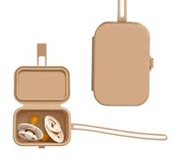 Funda de silicona para chupete, cierre hermético higiénico, diseño de una sola pieza fácil de limpiar, 100% apto para alimentos, sin BPA, soporte para chupete de bebé, soporte para binky, se fija a