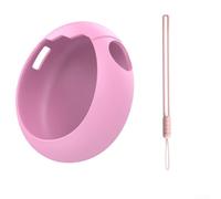 Funda de silicona para conexión Tamagotchi, incluye protector de pantalla integrado y práctico cordón de transporte (rosa)