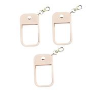 Funda de silicona para contenedores de 30 ml, funda protectora flexible, llavero de viaje para organizar cosméticos, portátil, soporte de silicona