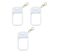 Funda de silicona para contenedores de 30 ml, funda protectora flexible, llavero de viaje para organizar cosméticos, portátil, soporte de silicona