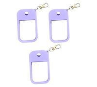 Funda de silicona para contenedores de 30 ml, funda protectora flexible, llavero de viaje para organizar cosméticos, portátil, soporte de silicona