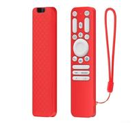 Funda de silicona para control remoto, 1 unidad, para LG AKB76044412, protección de cuerpo completo con acceso preciso al botón, resistente a los golpes y a los arañazos, uso de TV en casa (rojo)