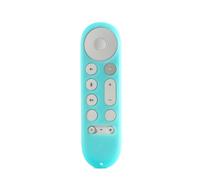 Funda de silicona para control remoto Google GY3LE, funda protectora de silicona para Google TV Streamer 4K TV 2024 (azul luminoso)