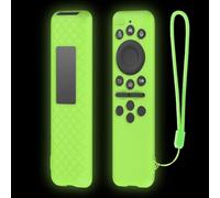 Funda de silicona para control remoto para Samsung BN59-01480A, a prueba de golpes, agarre antideslizante, protección a prueba de polvo, accesorio de TV verde luminoso (verde luminoso)