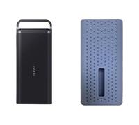Funda de Silicona para Disco Duro Portátil T5 EVO, Funda Protectora Anticaídas y Antiarañazos para SSD T5 EVO. (Gris Claro)