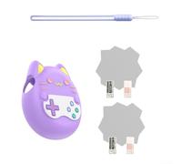 Funda de silicona para dispositivo virtual de mascotas - Protector de pantalla, cordón, funda protectora para modelo de conexión, azul, morado, rosa (morado)
