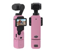 Funda de silicona para DJI OSMO Pocket 3, cubierta protectora de silicona para lente de 1/4 pulgadas, cubierta protectora de agarre roscado para bolsillo 3 accesorios, Juego de 1 rojo, Resistente al