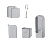 Funda de silicona para DJI para osmo Pocket 4 Funda de silicona a prueba de golpes (gris)