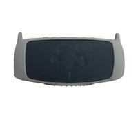 Funda de Silicona para el Altavoz Bluetooth para JBL Charge 5, Bolsa Protectora de Transporte con Correa para el Hombro y Mosquetón para la Funda Charge 5 (Gray)