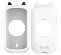 Funda de silicona para Garmin Edge 1050, funda protectora, piel de gato, resistente a los arañazos, protector a prueba de polvo (blanco)
