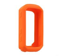 Funda de silicona para Garmin Edge 850 550, antigolpes, flexible, protector de dispositivo de ciclismo, color rojo (naranja)