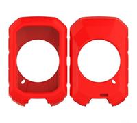 Funda de silicona para Garmin Edge, Anti-Drop Code Computer Bi-cycle Protective Cover Film, 81 * 53 * 17.5mm (Rojo)