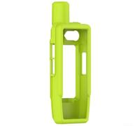 Funda de silicona para Garmin GPSMAP serie 64/65/66, cubierta protectora anticaídas con recortes precisos, parachoques ligero a prueba de golpes para senderismo al aire libre (negro) (verde
