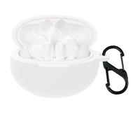 Funda de silicona para Huawei FreeBuds 5i auriculares Bluetooth, funda protectora para Huawei FreeBuds 5i (blanco)
