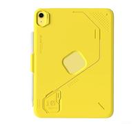 Funda de silicona para iPad 11Th 10Th Gen con soporte para bolígrafo, para ultra delgada a prueba de golpes cubierta antideslizante, carcasa protectora para (amarillo)