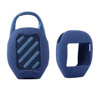 Funda de silicona para JBL CLIP 5, funda protectora a prueba de caídas, a prueba de golpes, funda protectora suave para CLIP5 altavoz portátil, accesorios para el hogar, exteriores y viajes (azul)