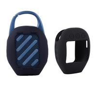 Funda de silicona para JBL CLIP 5, funda protectora a prueba de caídas, a prueba de golpes, funda protectora suave para altavoz portátil CLIP5, accesorios para el hogar, exteriores y viajes (negro)