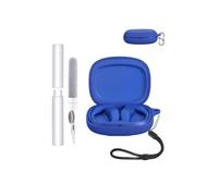 Funda de silicona para JBL Endurance Zone Wireless Open-Ear Sport Auriculares - Resistente a golpes, toergy impermeable, suave y duradero, con cordón, llavero y herramienta de limpieza, color azul