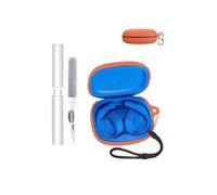 Funda de silicona para JBL Endurance Zone Wireless Open-Ear Sport Auriculares - Resistente a golpes, toergy impermeable, suave y duradero, con cordón, llavero y herramienta de limpieza, color naranja