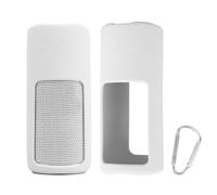 Funda de silicona para JBL Grip, altavoz Bluetooth portátil, suave, a prueba de arañazos, funda protectora de viaje con gancho para accesorios JBL Grip (gris)