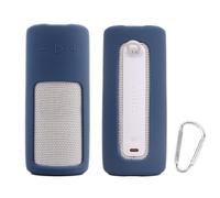 Funda de silicona para JBL Grip, funda de altavoz Bluetooth portátil, funda protectora de piel suave, antiarañazos, a prueba de golpes, con mosquetón (azul)